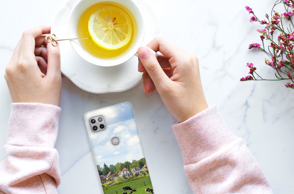 Motorola Moto G 5G TPU Hoesje Koeien B2C Telecom