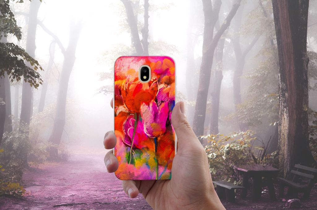 Hoesje maken Samsung Galaxy J5 2017 Tulips
