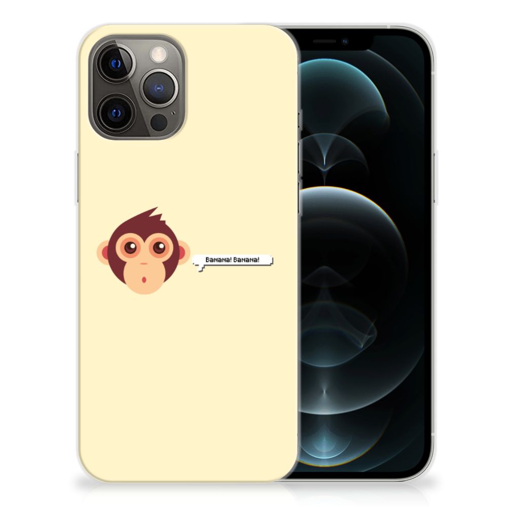 iPhone 12 Pro Max Telefoonhoesje met Naam Monkey B2C Telecom