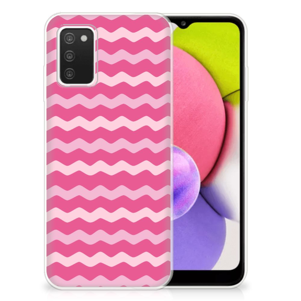 Samsung Galaxy A03S TPU bumper Waves Pink B2C Telecom