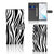 Samsung Galaxy Note 10 Telefoonhoesje met Pasjes Zebra