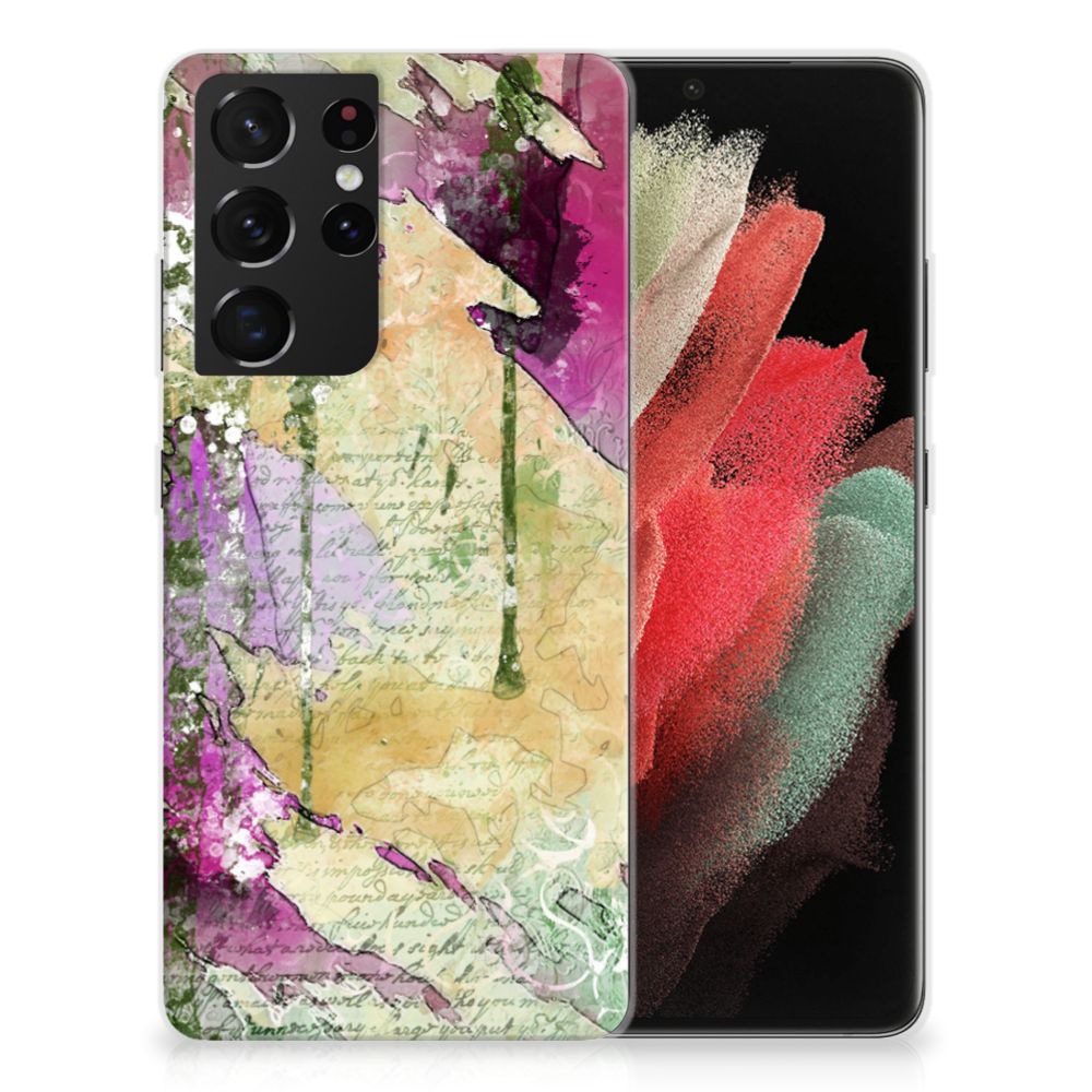 Hoesje maken Samsung Galaxy S21 Ultra Letter Painting B2C Telecom