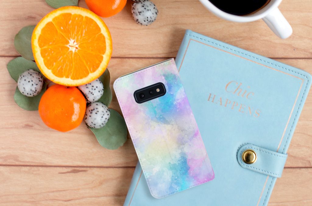 Bookcase Samsung Galaxy S10e Watercolor Light