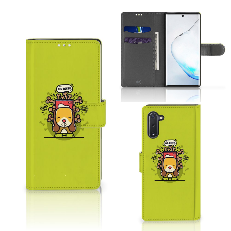 Samsung Galaxy Note 10 Leuk Hoesje Doggy Biscuit