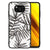 Xiaomi Poco X3 | X3 Pro Bloemen Hoesje Leaves Grey B2C Telecom