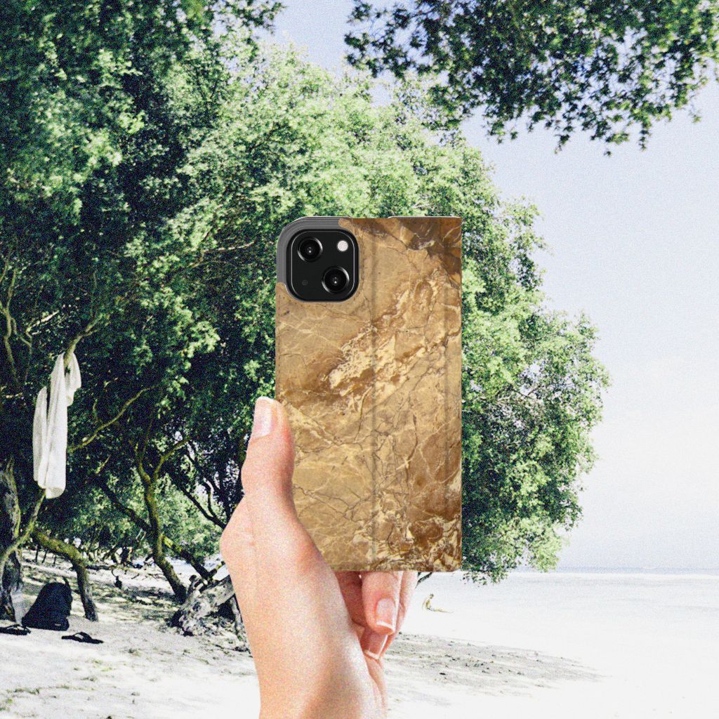 iPhone 13 Standcase Marmer Creme