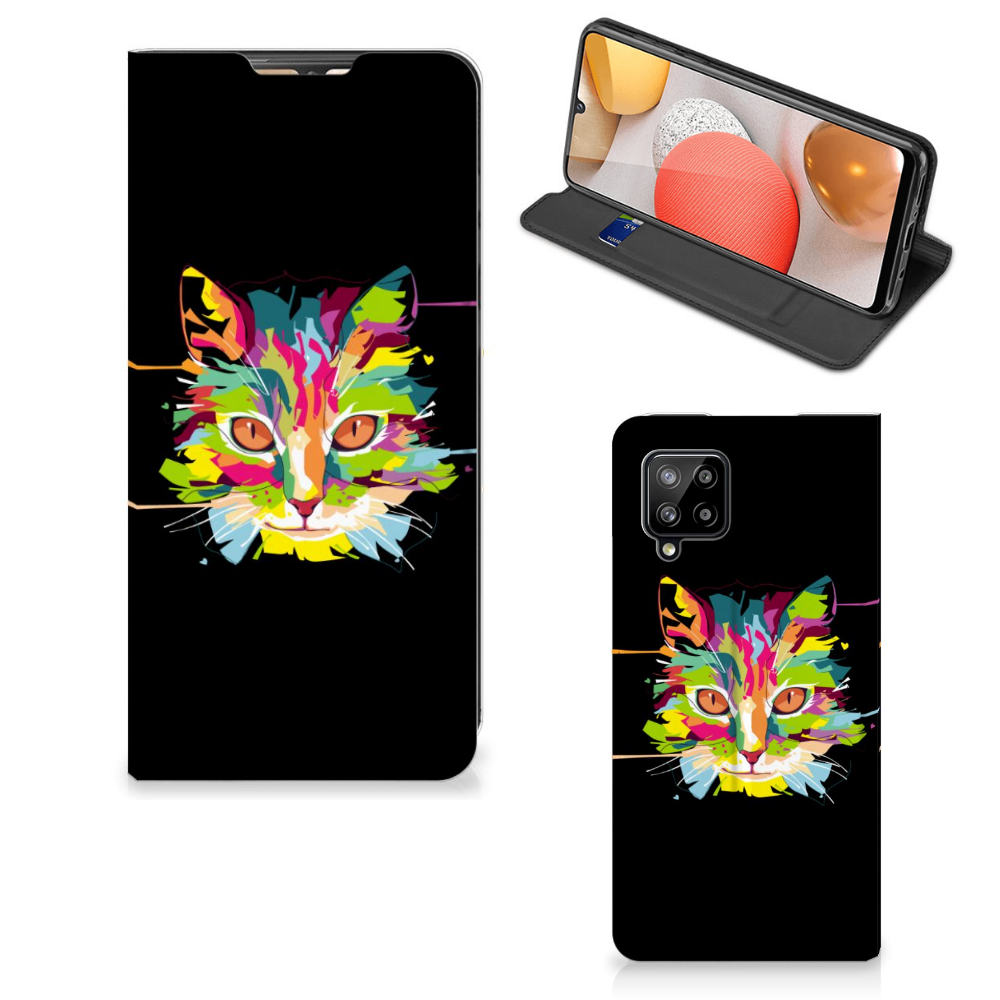 Samsung Galaxy A42 Magnet Case Cat Color - B2C Telecom