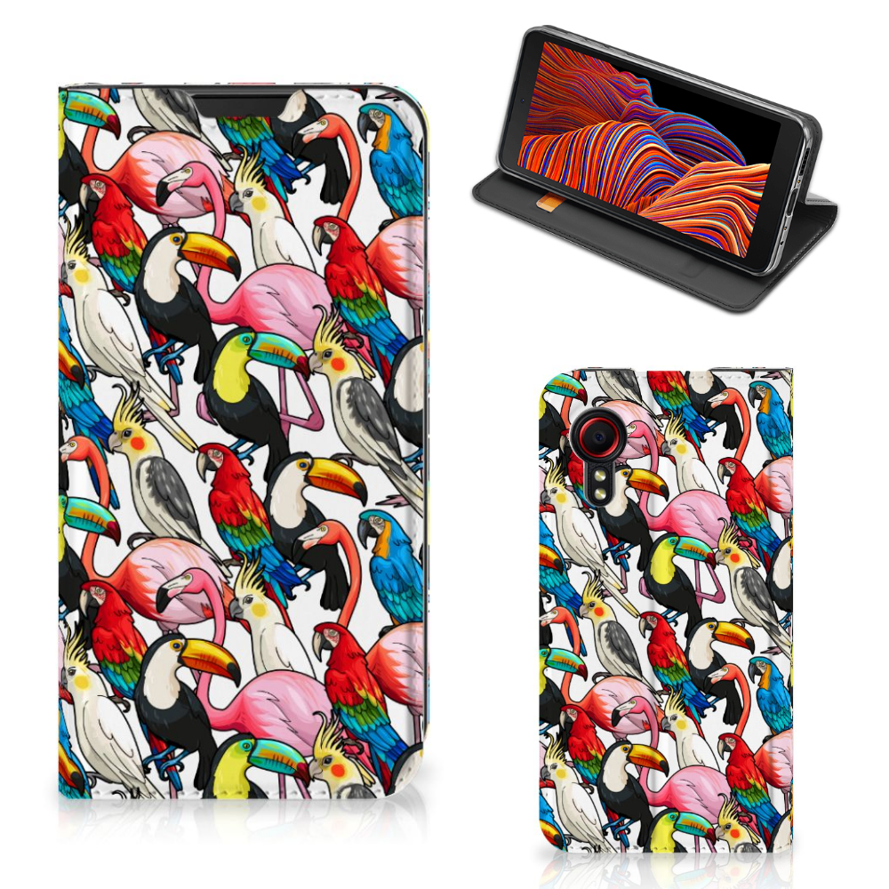 Samsung Galaxy Xcover 5 Hoesje maken Birds - B2C Telecom