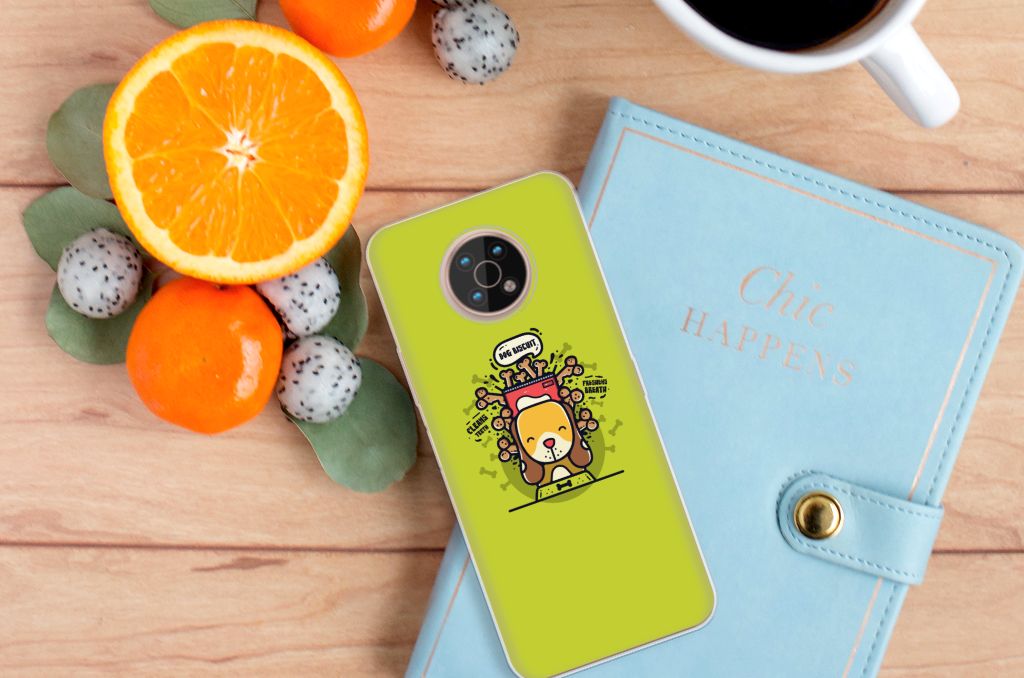 Nokia G50 Telefoonhoesje met Naam Doggy Biscuit B2C Telecom