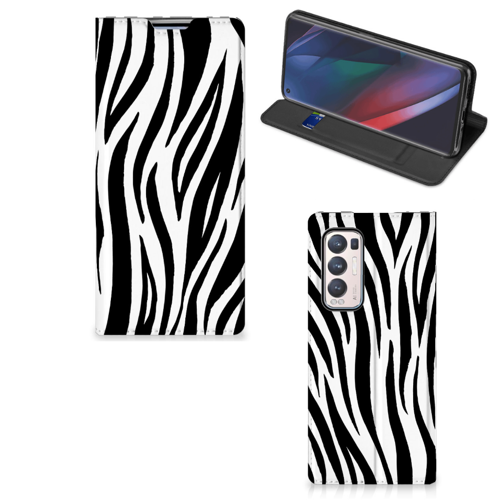 OPPO Find X3 Neo Hoesje maken Zebra - B2C Telecom