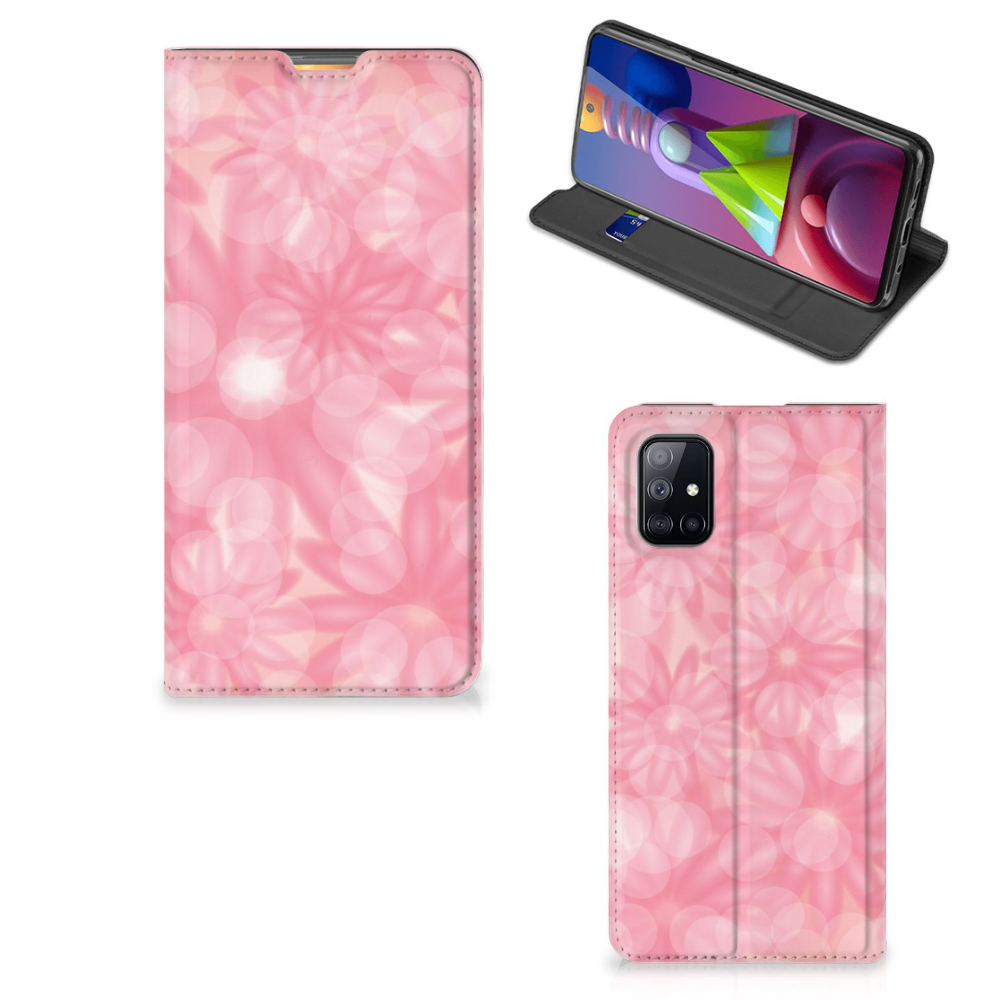 Samsung Galaxy M51 Smart Cover Spring Flowers - B2C Telecom