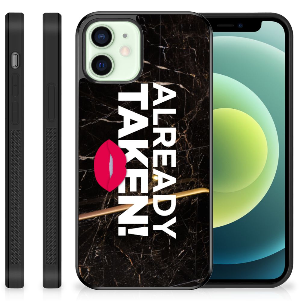 iPhone 12 Mini Hoesje met Quotes Already Taken Black B2C Telecom