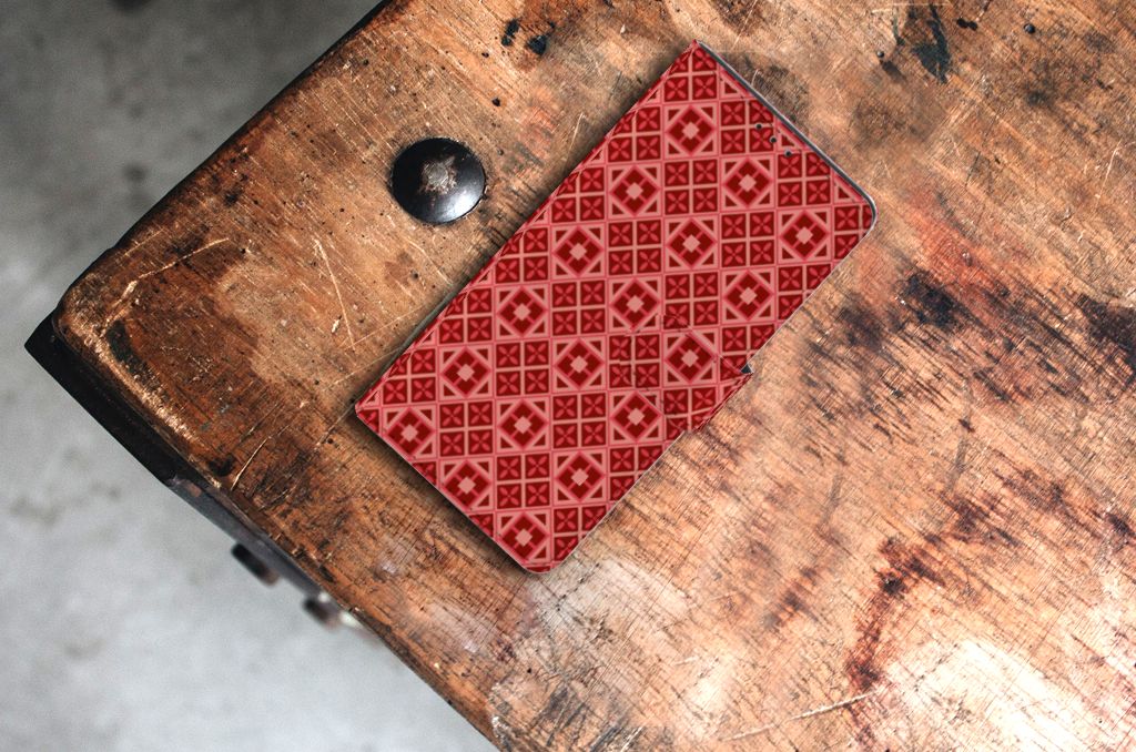 Samsung Xcover Pro Telefoon Hoesje Batik Rood