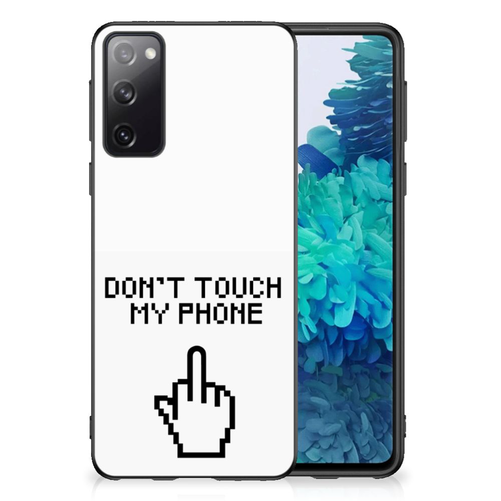 Samsung Galaxy S20 TPU Hoesje Finger Don't Touch My Phone B2C Telecom