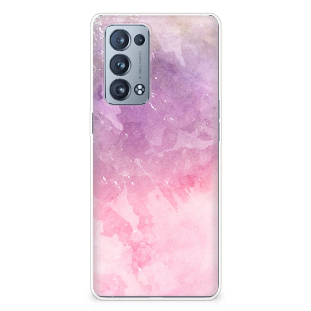 Hoesje maken OPPO Reno 6 Pro Plus 5G Pink Purple Paint