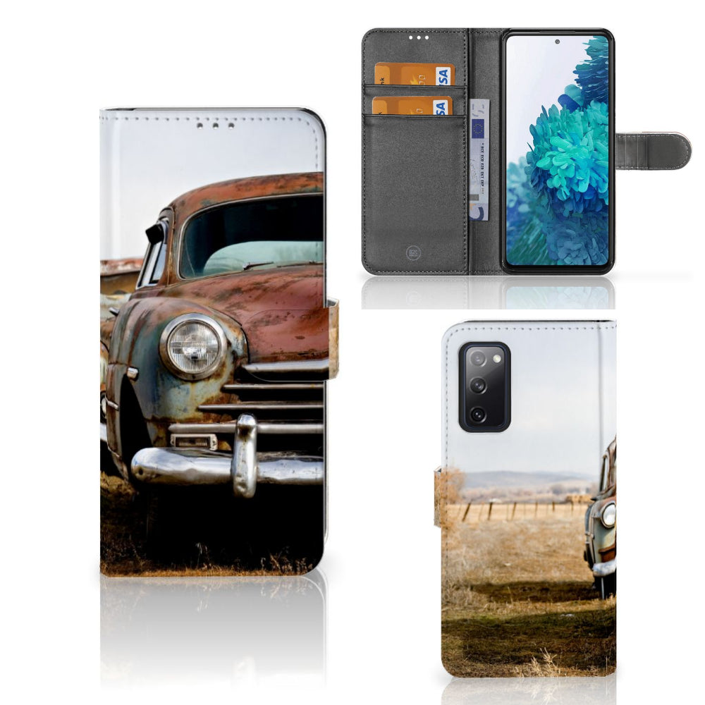 Samsung Galaxy S20 FE Telefoonhoesje met foto Vintage Auto