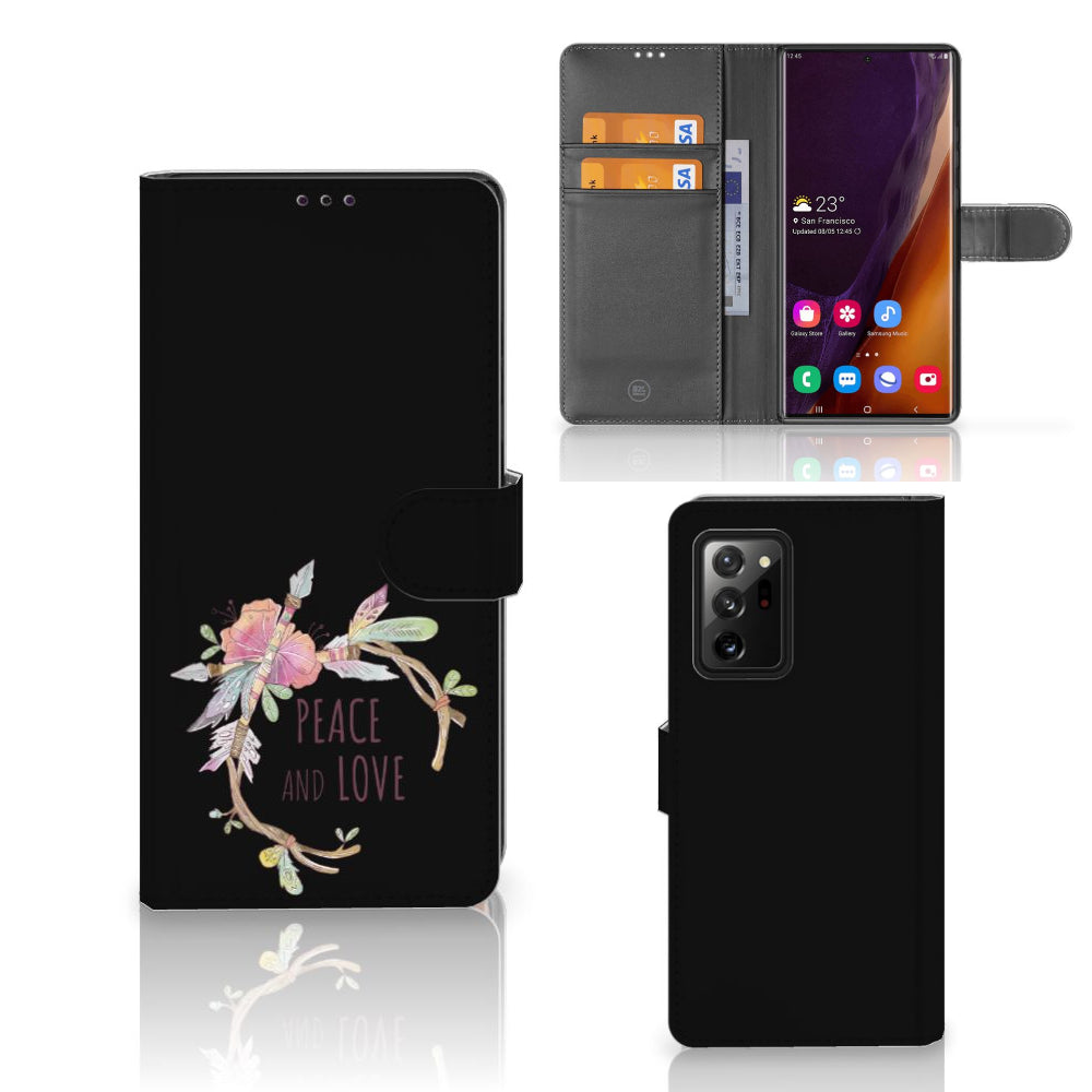 Samsung Galaxy Note20 Ultra Leuk Hoesje Boho Text