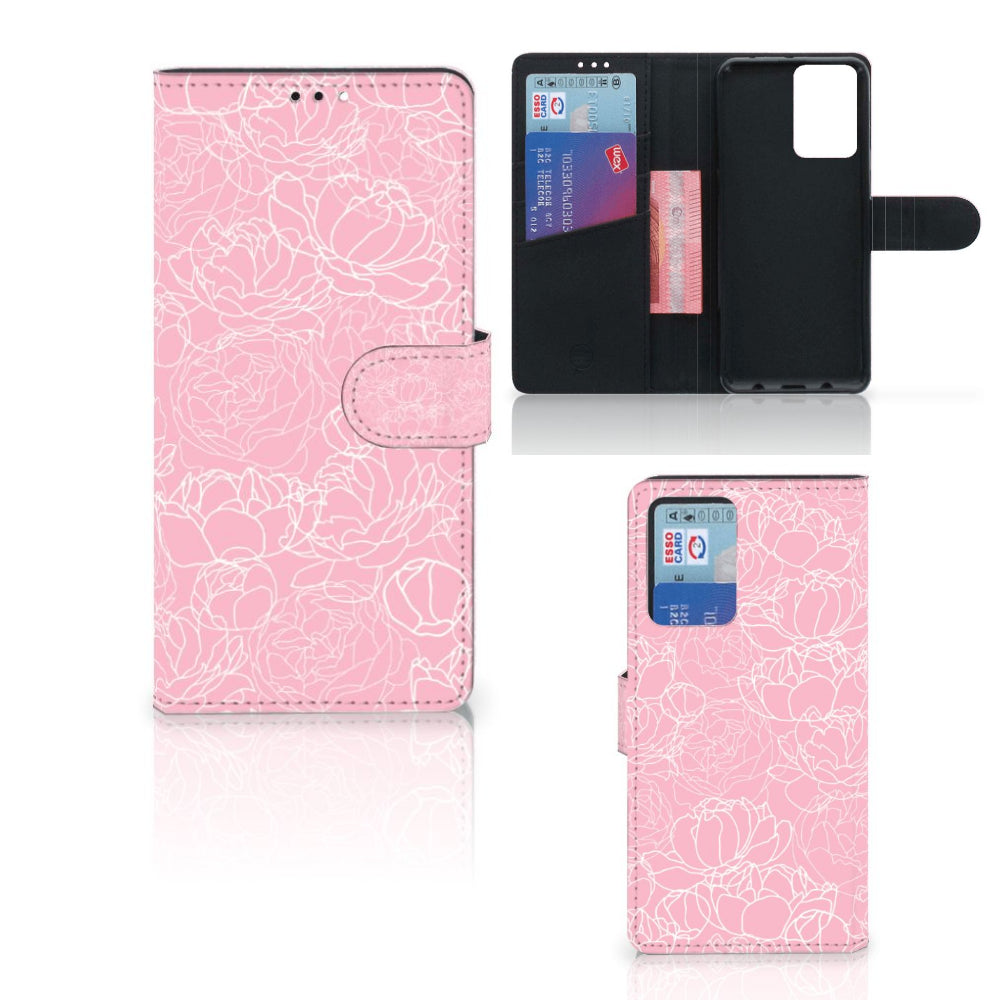 Xiaomi Redmi Note 10 Pro Hoesje White Flowers