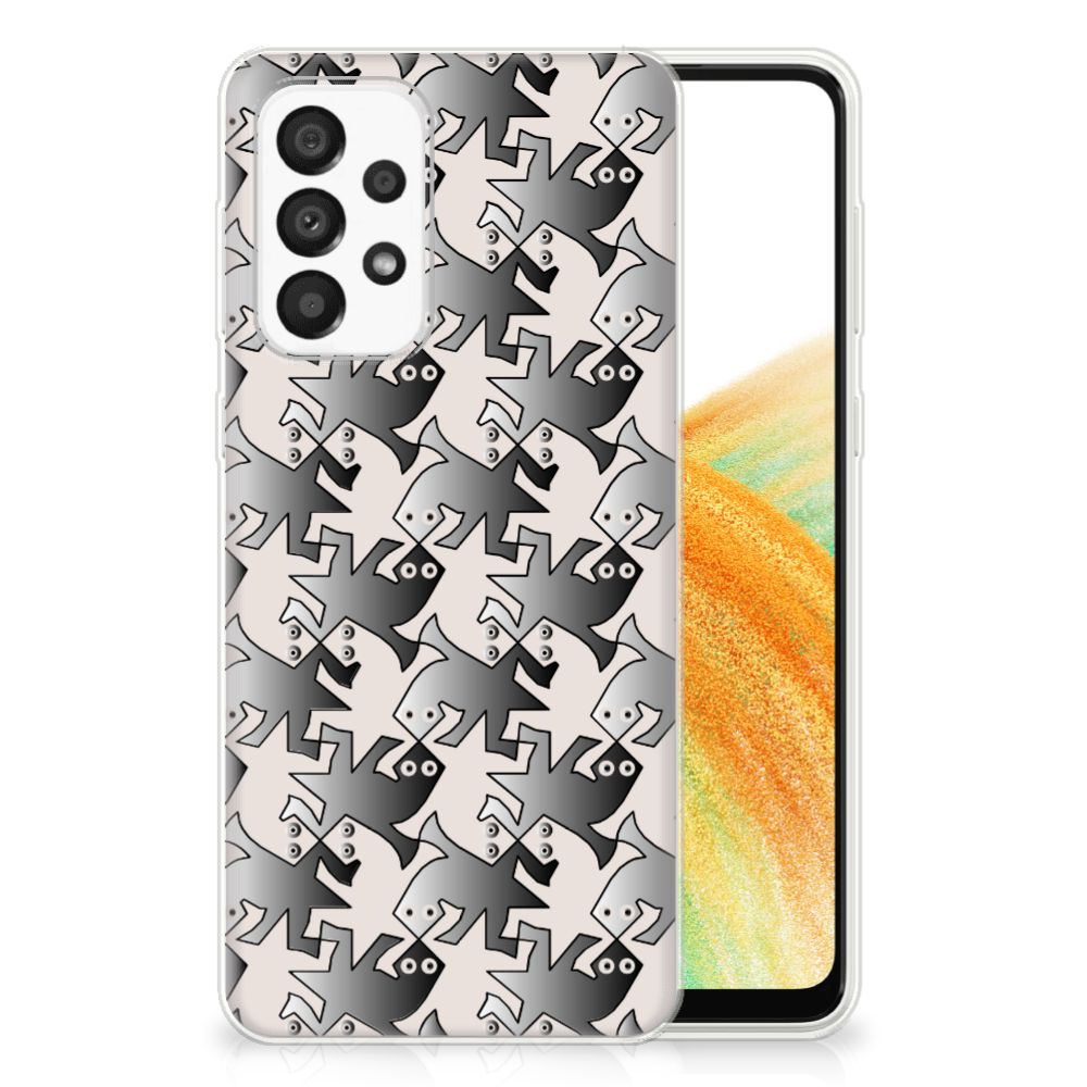 Samsung Galaxy A33 5G TPU Hoesje Salamander Grey B2C Telecom