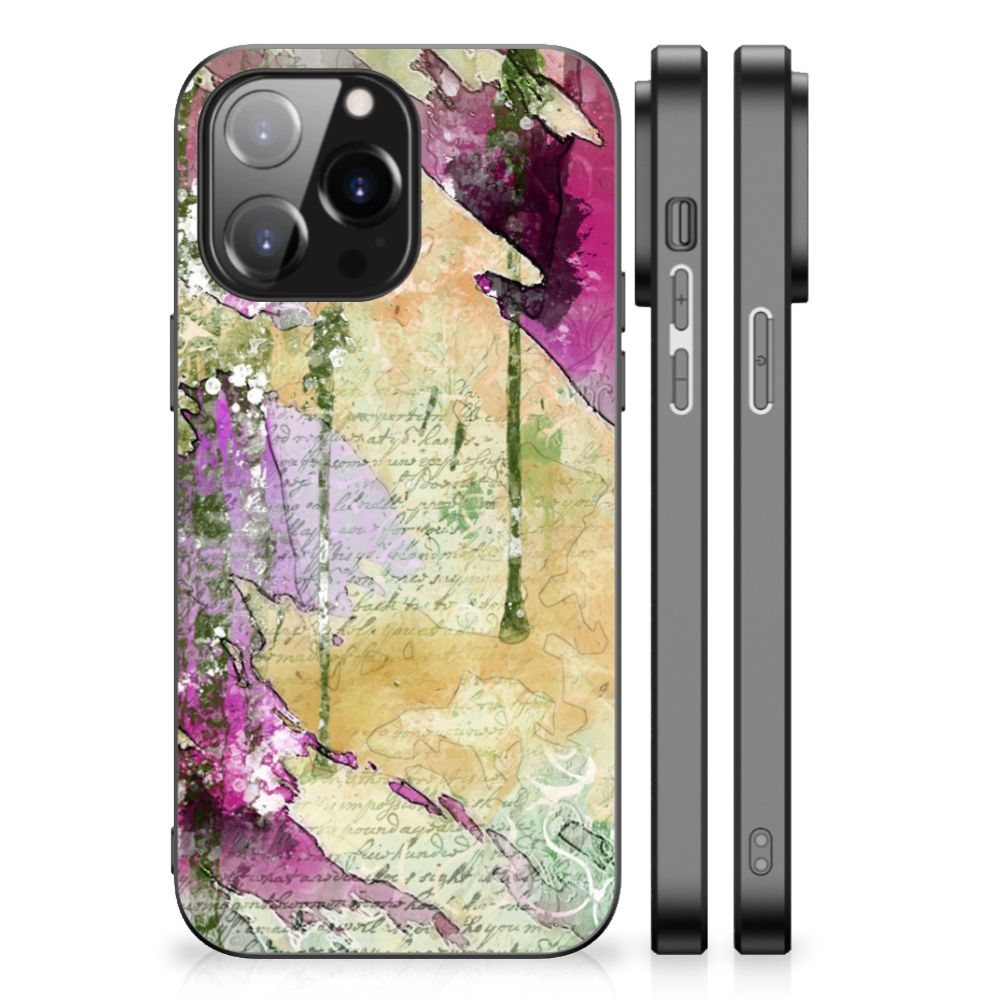 Kleurrijke Telefoonhoesje iPhone 14 Pro Max Letter Painting