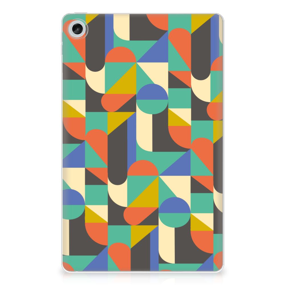 Lenovo Tab M10 Plus (3e generatie) Hippe Hoes Funky Retro - B2C Telecom