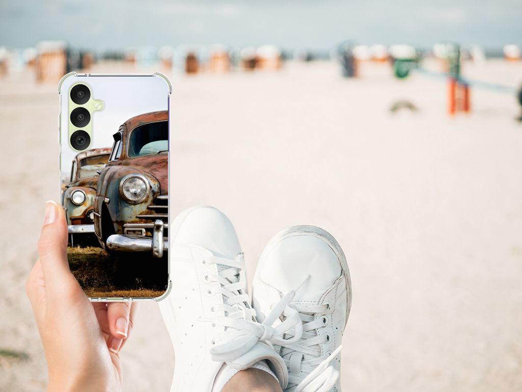 Samsung Galaxy A35 Anti-shock Hoesje met foto Vintage Auto B2C Telecom
