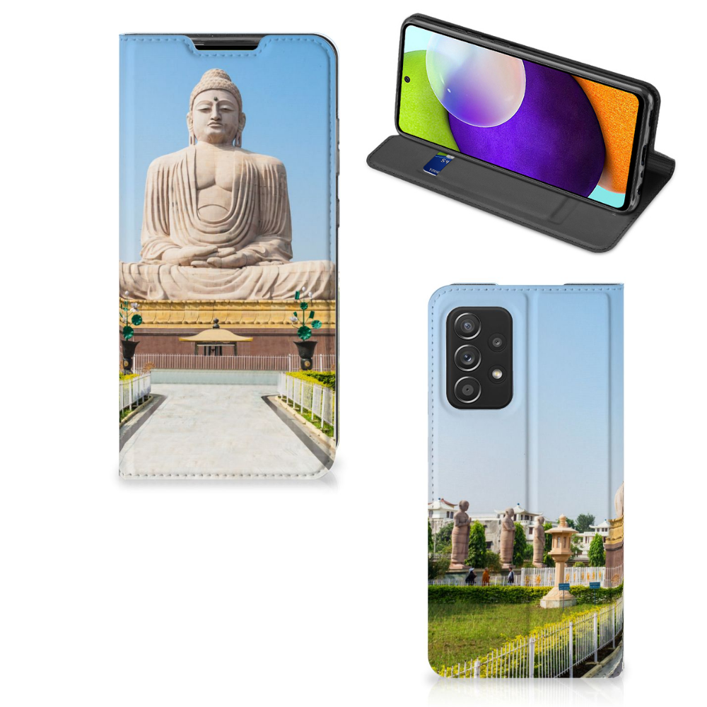 Samsung Galaxy A52 Book Cover Boeddha - B2C Telecom