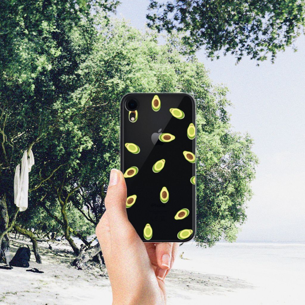 Apple iPhone Xr Siliconen Case Avocado