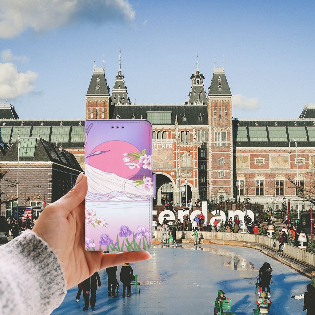Huawei P10 Lite Telefoonhoesje met Pasjes Bird Flying