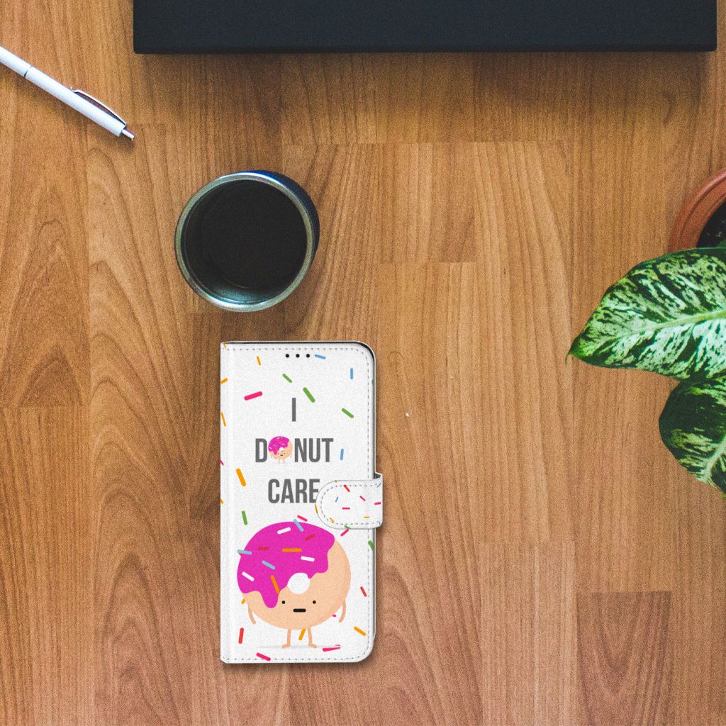 Samsung Galaxy S21 Ultra Book Cover Donut Roze