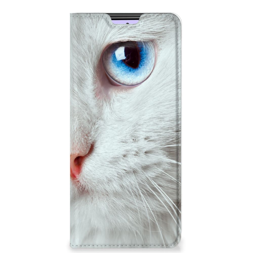 Xiaomi Redmi Note 10 Pro Hoesje maken Witte Kat - B2C Telecom