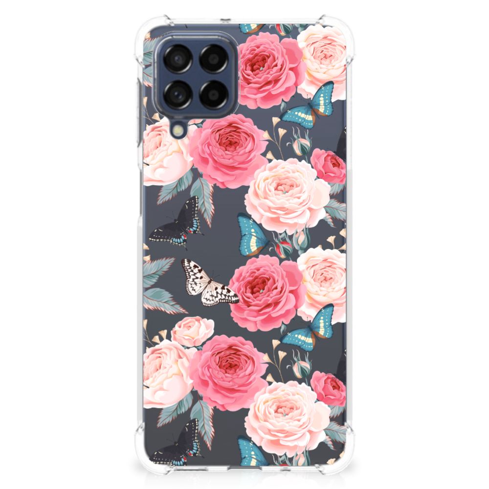 Samsung Galaxy M53 Case Butterfly Roses B2C Telecom