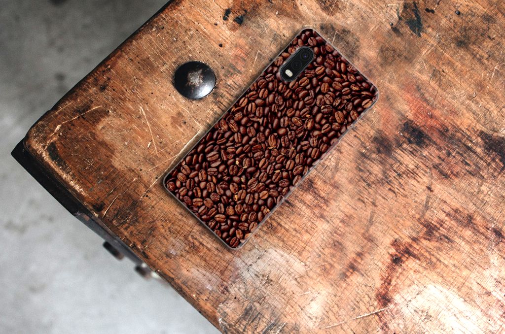 Samsung Xcover Pro Siliconen Case Koffiebonen B2C Telecom