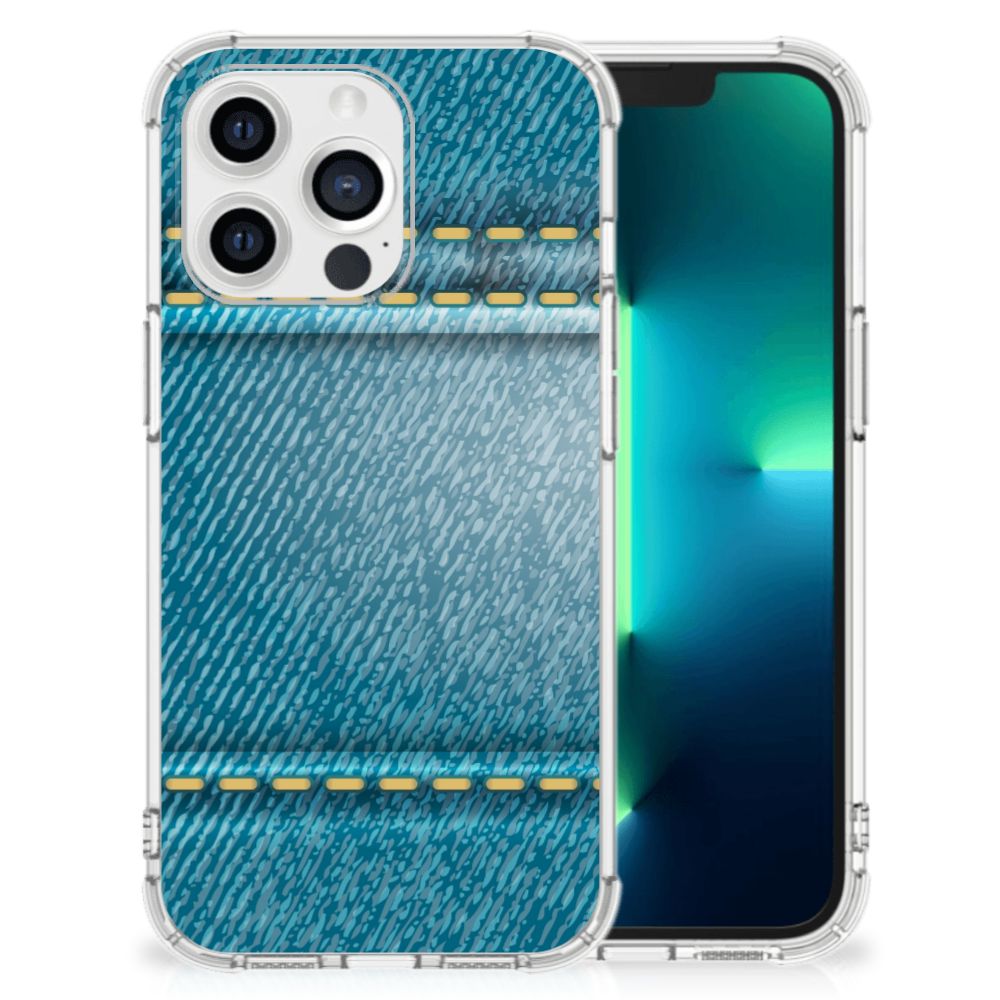 Apple iPhone 13 Pro Anti Shock Bumper Case Jeans B2C Telecom
