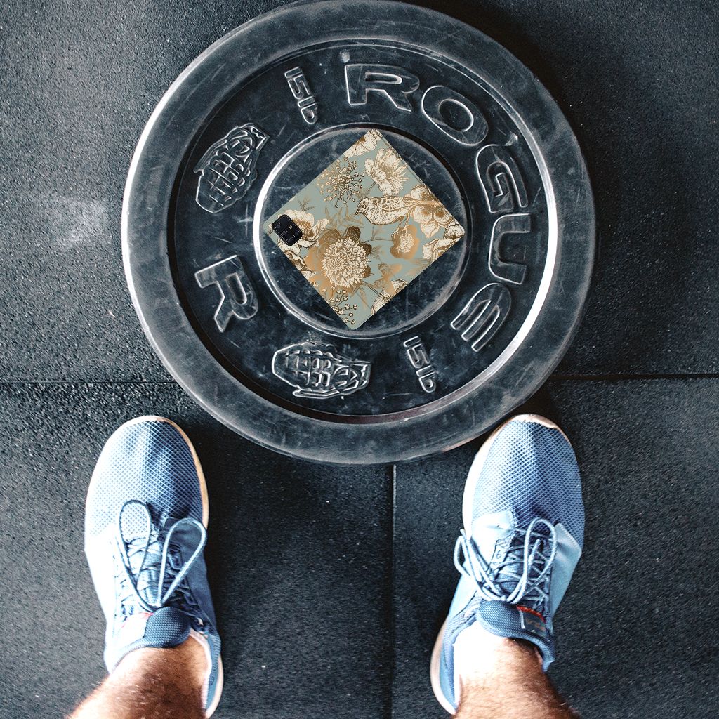 Smart Cover voor Samsung Galaxy A51 Vintage Bird Flowers - B2C Telecom