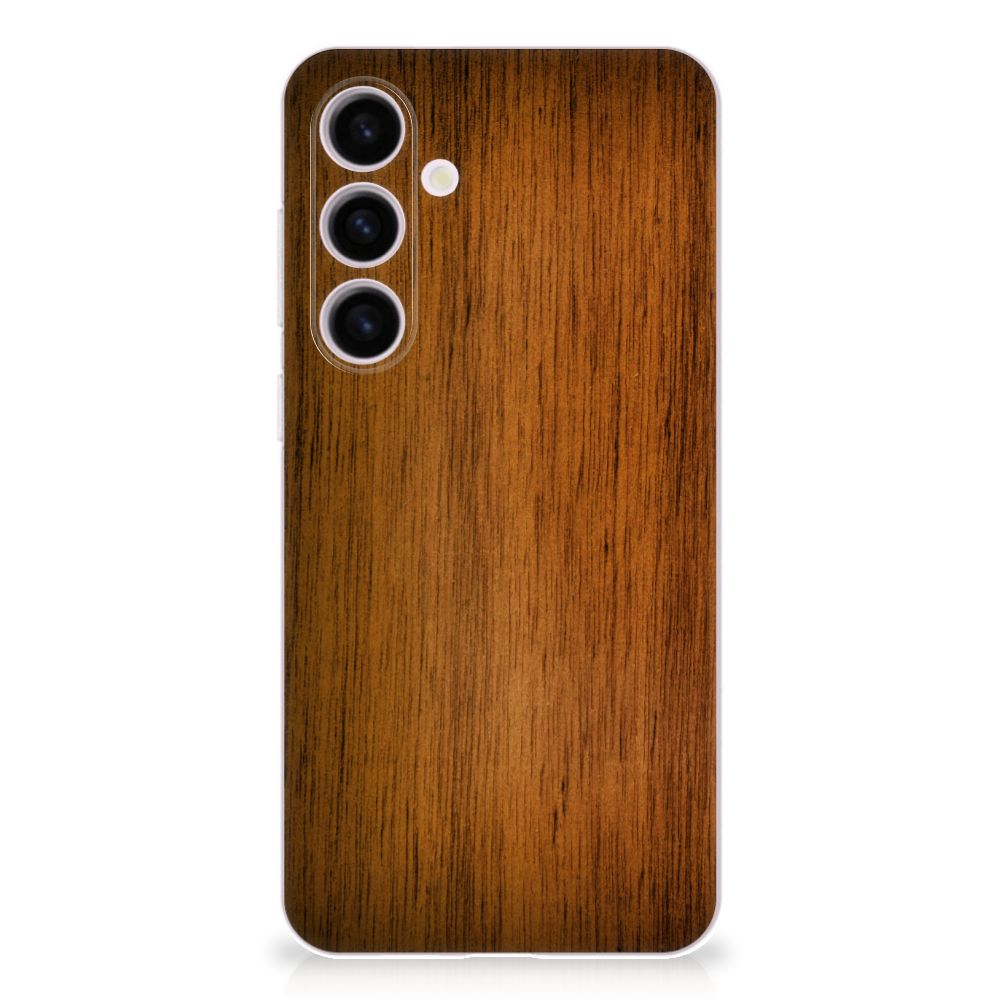 Samsung Galaxy S24 Plus Bumper Hoesje Donker Hout