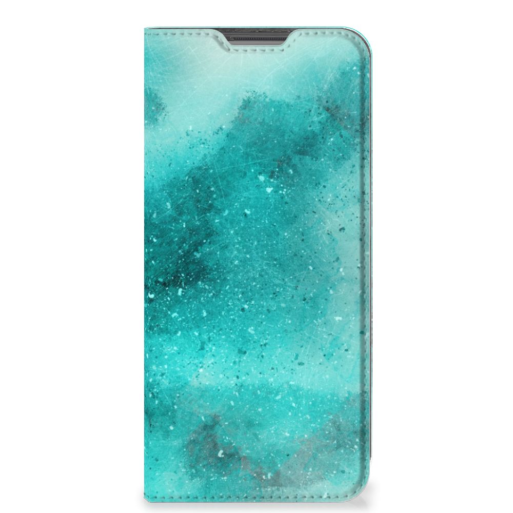 Bookcase OPPO A96 | A76 Painting Blue - B2C Telecom