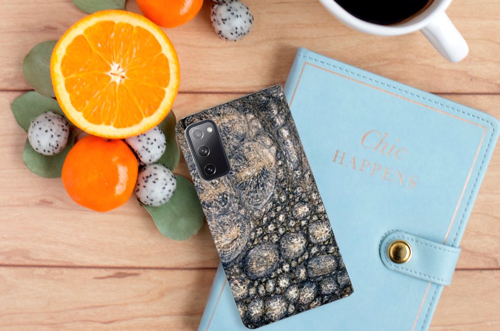 Samsung Galaxy S20 FE Hoesje maken Krokodillenprint - B2C Telecom