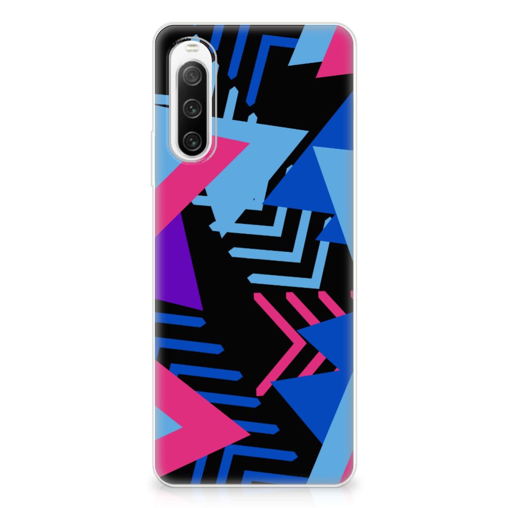 Sony Xperia 10 IV TPU Hoesje Funky Triangle B2C Telecom