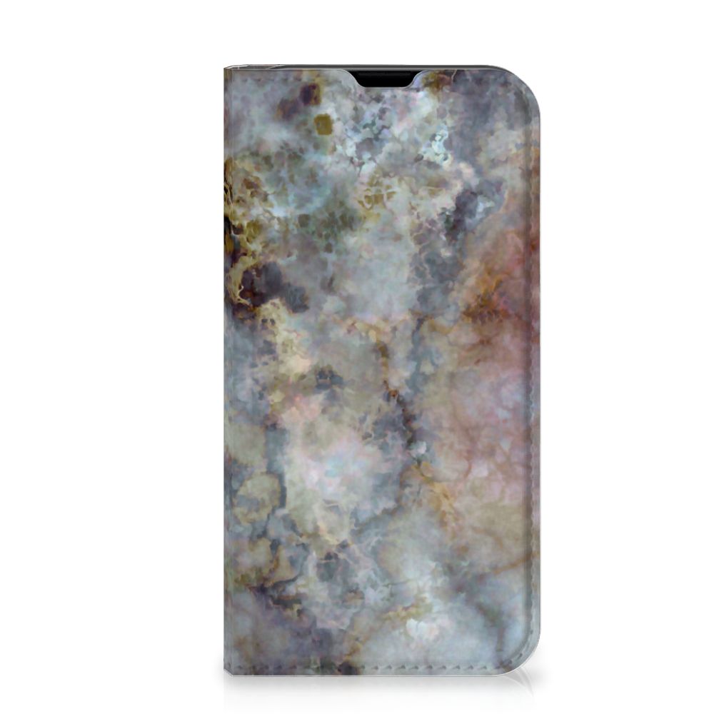 iPhone 13 Mini Standcase Marmer Grijs - B2C Telecom