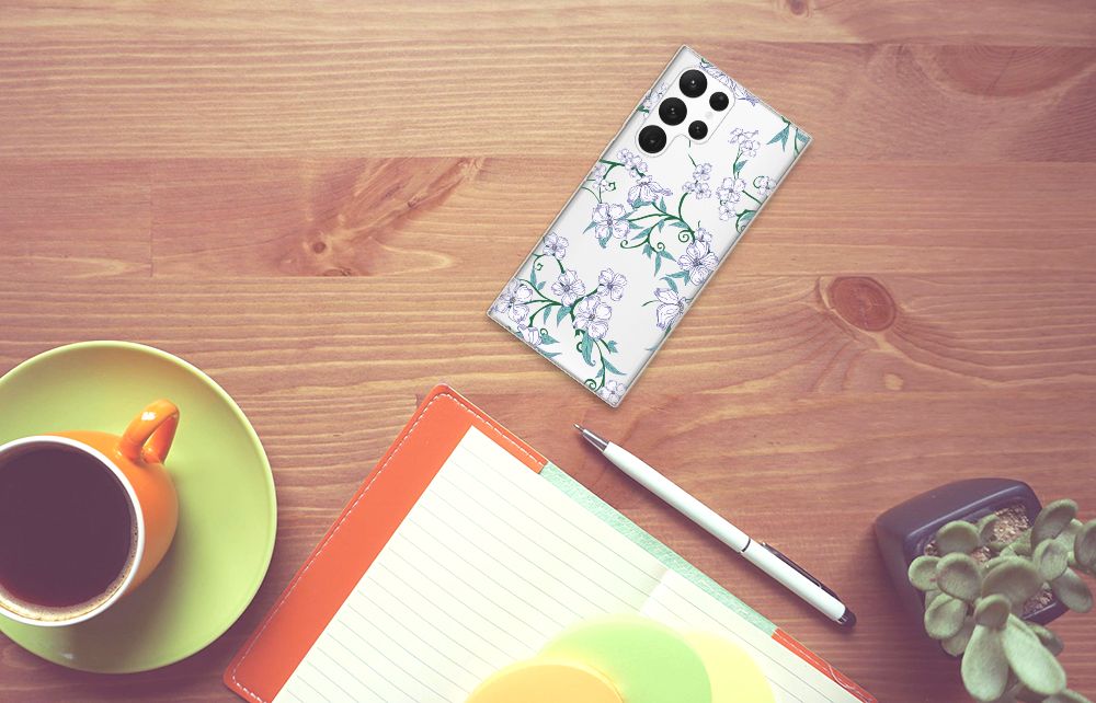 Samsung Galaxy S22 Ultra Uniek TPU Case Blossom White B2C Telecom