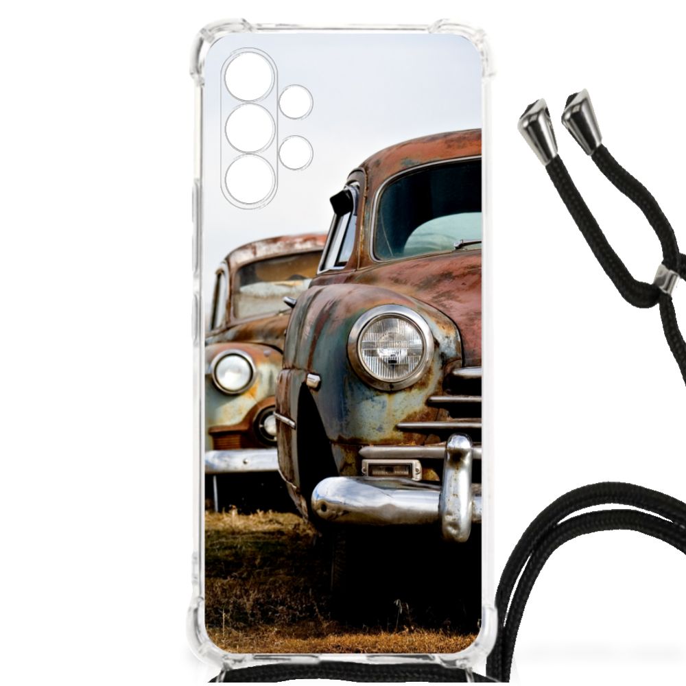 Samsung Galaxy A13 4G Anti-shock Hoesje met foto Vintage Auto