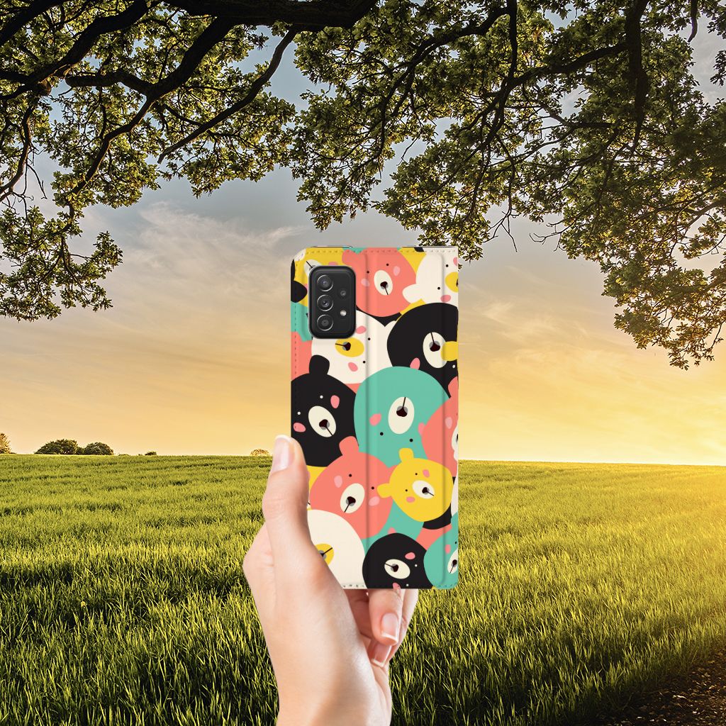 Samsung Galaxy A03s Magnet Case Bears - B2C Telecom