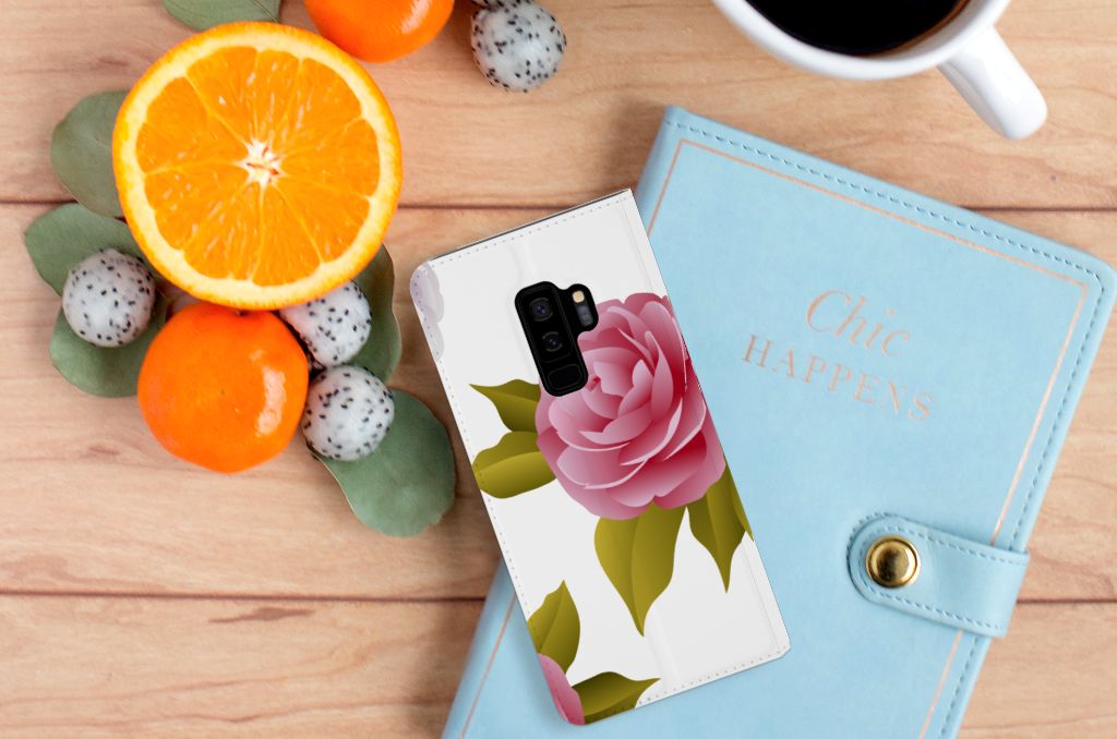 Samsung Galaxy S9 Plus Smart Cover Roses