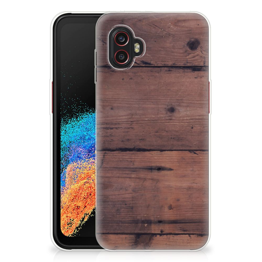 Samsung Galaxy Xcover 6 Pro Bumper Hoesje Old Wood B2C Telecom