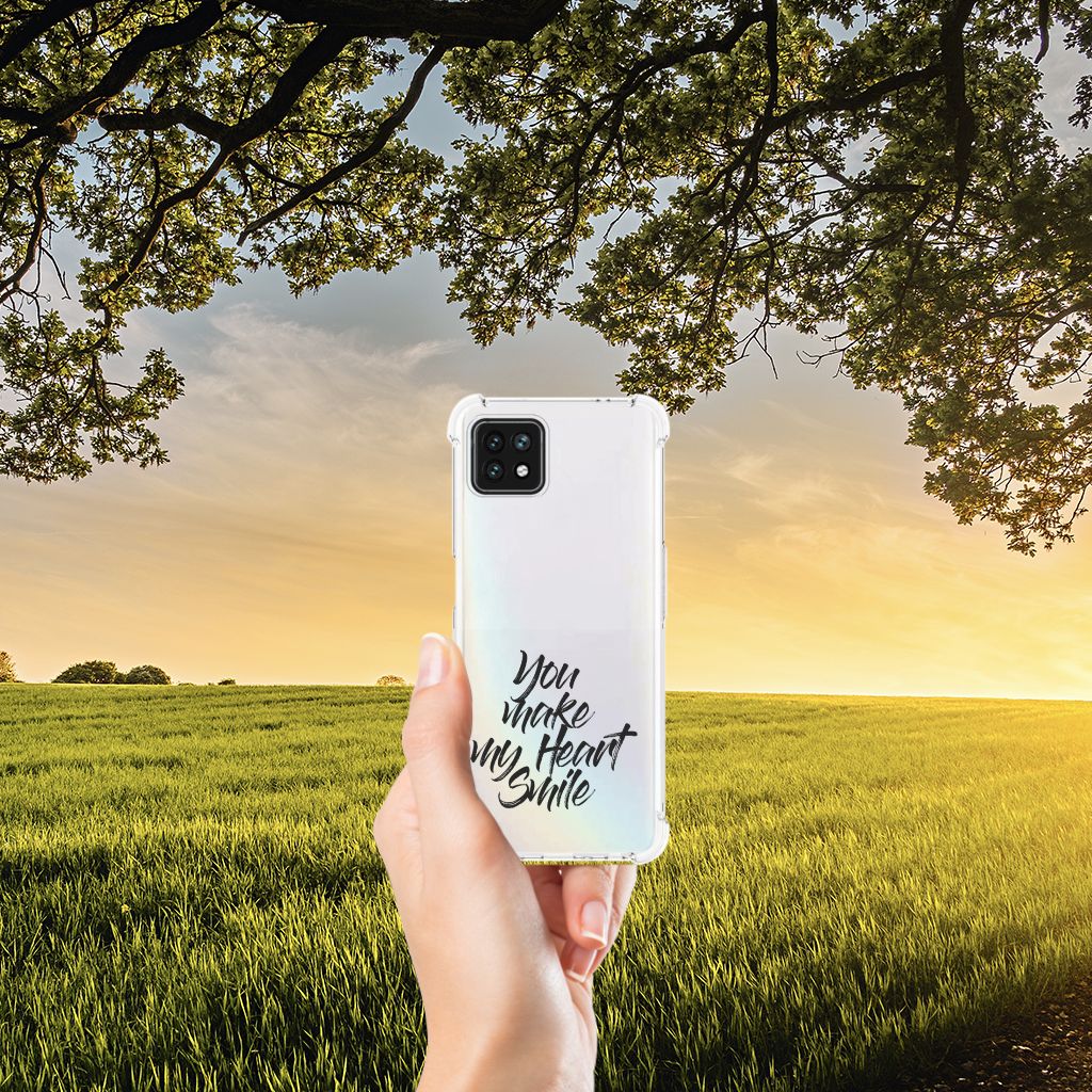 OPPO A53 5G | A73 5G Telefoonhoesje met tekst Heart Smile B2C Telecom