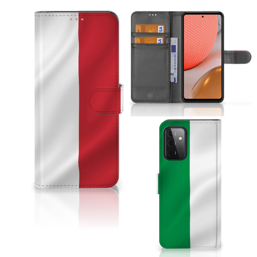 Samsung Galaxy A72 Bookstyle Case Italië