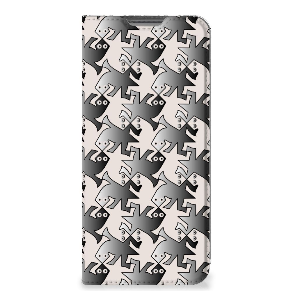 OPPO A96 | A76 Hoesje maken Salamander Grey - B2C Telecom