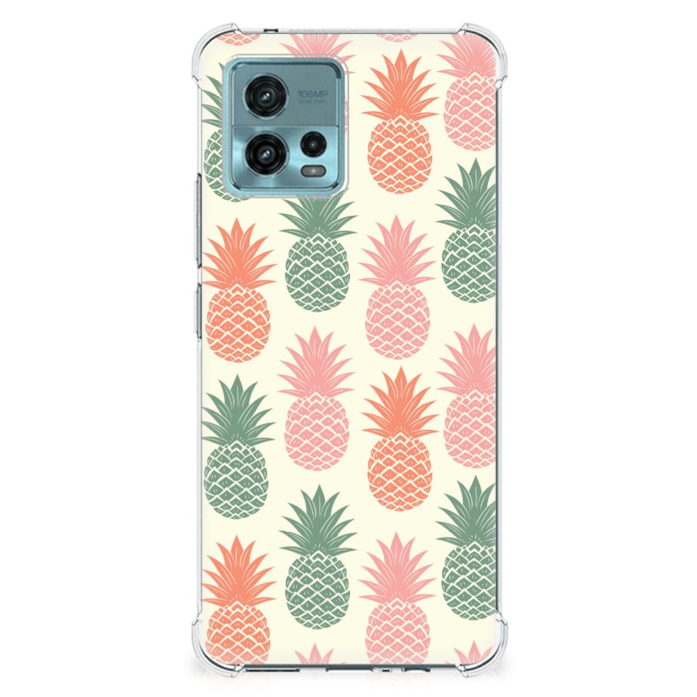 otorola Moto G72 Beschermhoes Ananas B2C Telecom