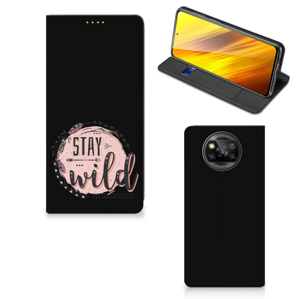 Xiaomi Poco X3 Pro | Poco X3 Magnet Case Boho Stay Wild - B2C Telecom